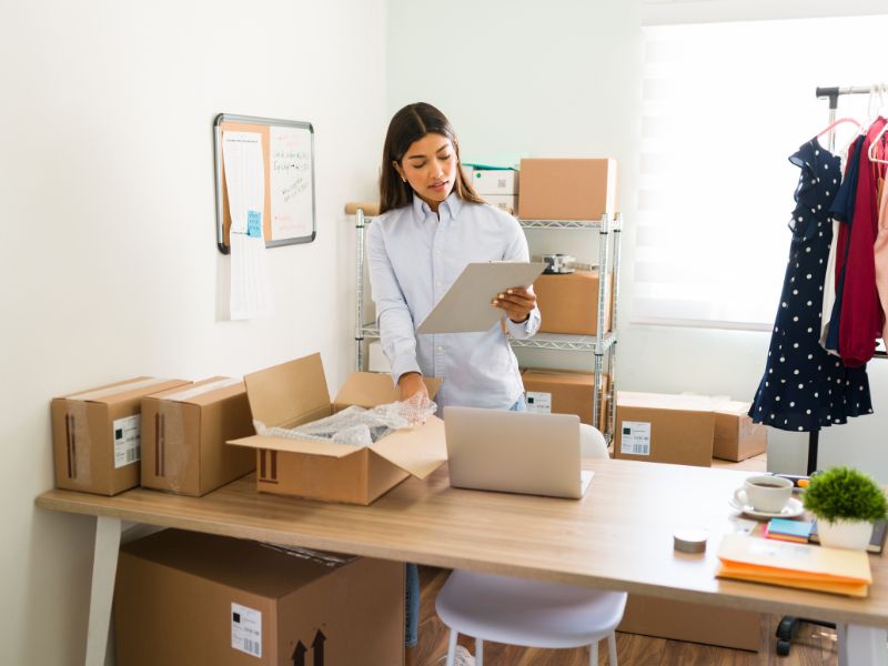 receiving products from supplier