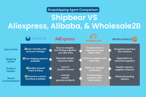 2025 dropshipping agent comparison